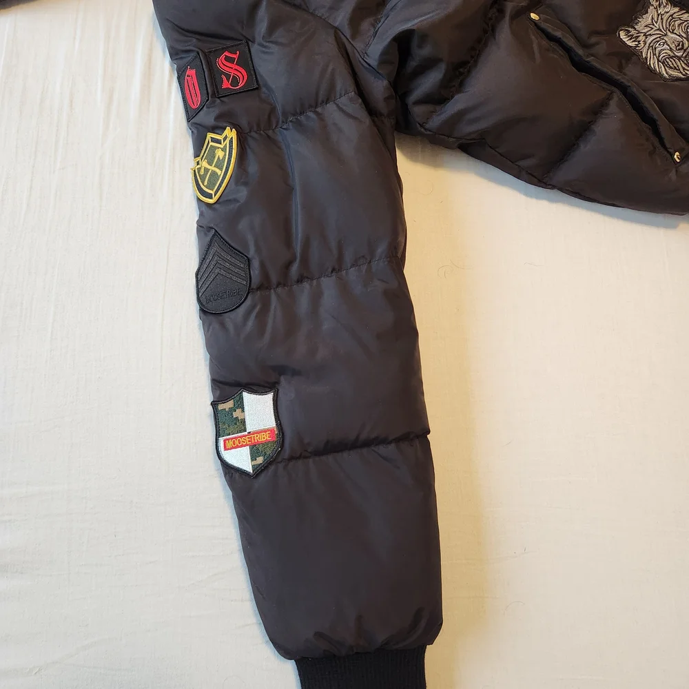 Moose Knuckles Black Bomber Jacket - Picture 5 of 11